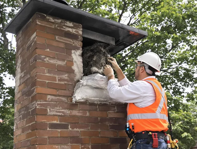 Humane removal of debris and animals by Hacienda Heights Chimney Sweep in Hacienda Heights, CA