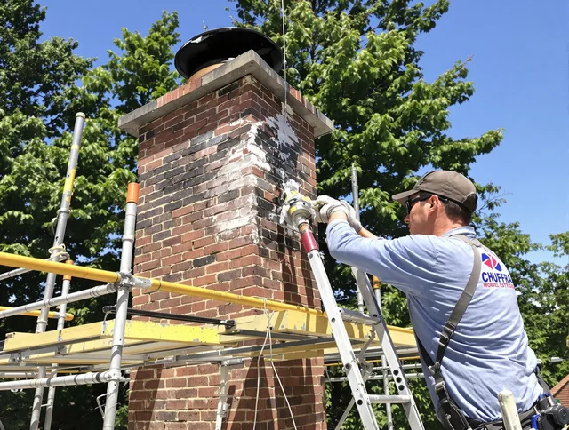 Structural chimney repair by Hacienda Heights Chimney Sweep in Hacienda Heights, CA