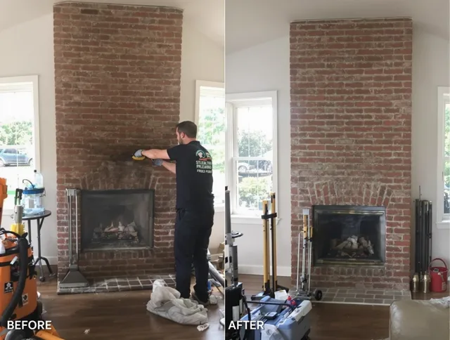 Finished chimney sweeping service by Hacienda Heights Chimney Sweep in Hacienda Heights, CA