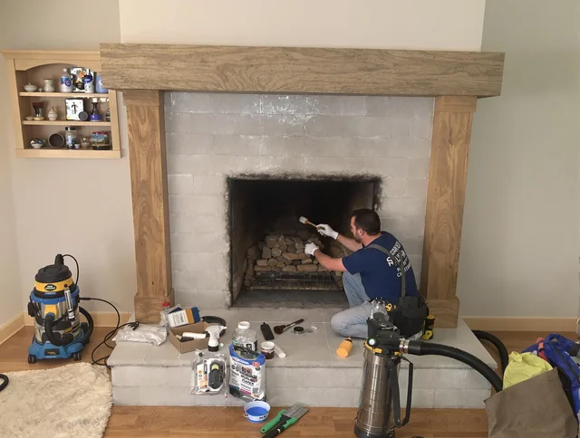 Detailed creosote removal process by Hacienda Heights Chimney Sweep in Hacienda Heights, CA