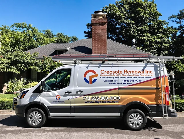 Hacienda Heights Chimney Sweep technician removing creosote safely in Hacienda Heights, CA