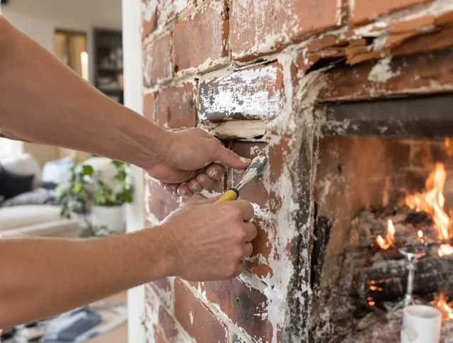 Routine fireplace repair by Hacienda Heights Chimney Sweep in Hacienda Heights, CA