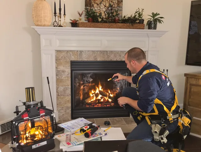 Safety-focused fireplace inspection by Hacienda Heights Chimney Sweep in Hacienda Heights, CA